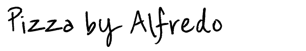 Pizza by Alfredo font preview